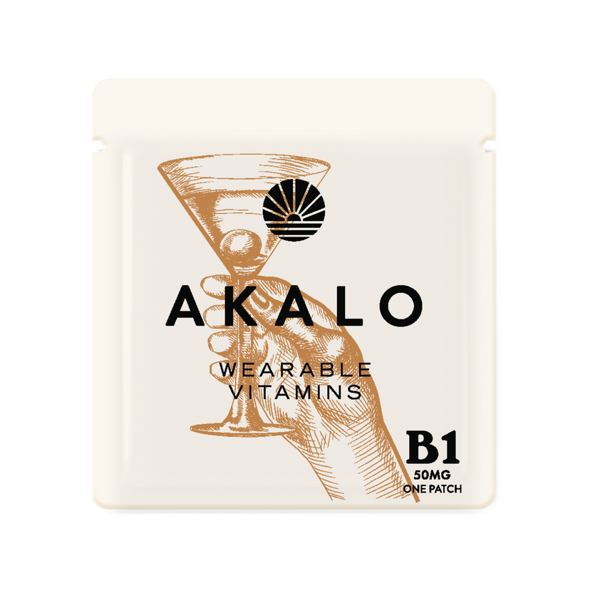 Hangover and Jet Lag Prevention AKALO Vitamin B1 Patches
